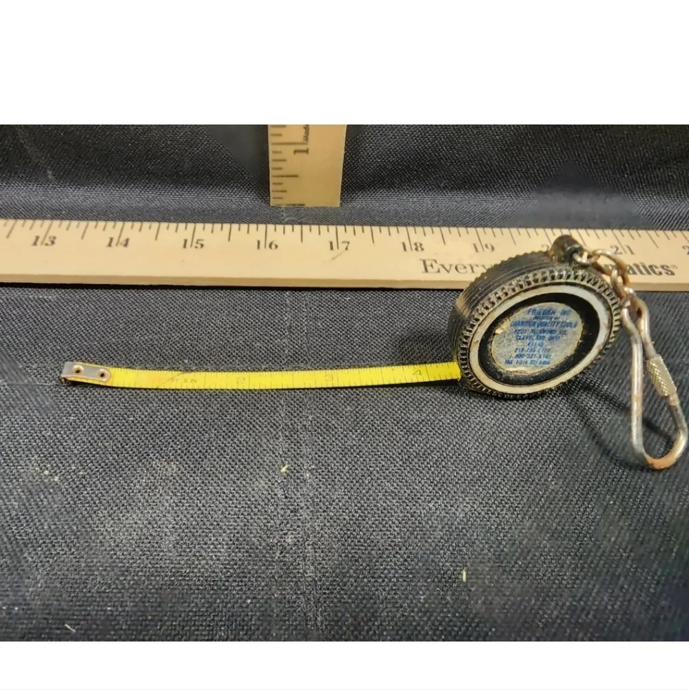 Vintage Advertising Tape Measure Champion Tire Cleveland Ohio